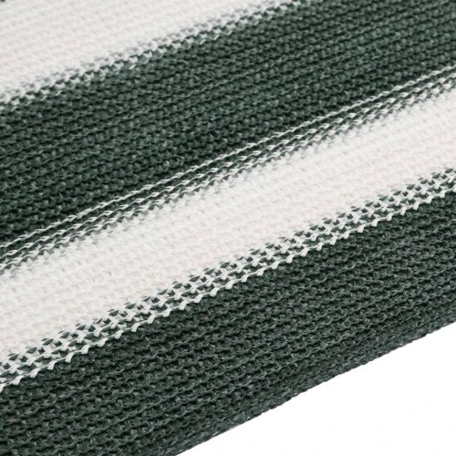 Afskærmning 1,5 × 25 m - 195 g/m² HDPE, grøn/hvid