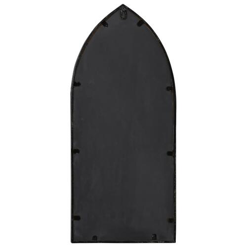 Havespejl 70x30 cm jern sort
