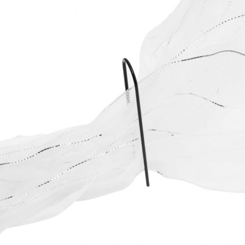 Væksttunnel 1,5 × 5 m - glasfiberbuer og PP-net