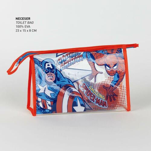 Rejsetoilettaske-sæt til børn The Avengers Blå 23 x 15 x 8 cm 4 Dele