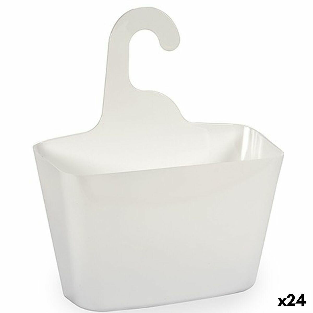 Bruseophæng Berilo - hvid plastik organizer, 24 stk.