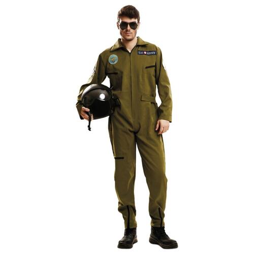 Kostume til voksne Top Gun Luftfart pilot M/L