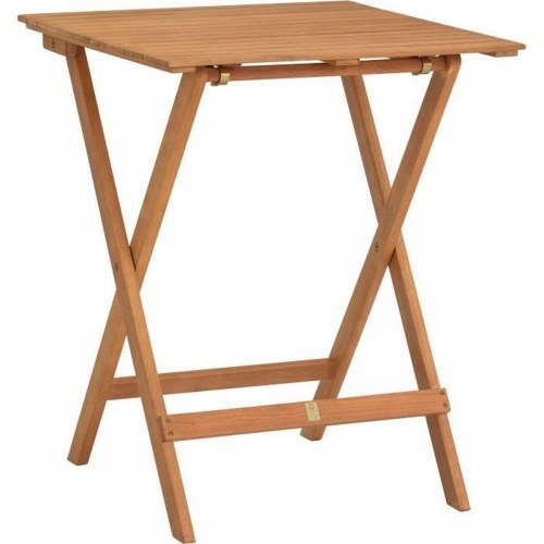 Havemøbelsæt i træ - 3 dele, brun, foldbart