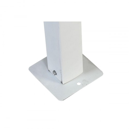 Lysthus - hvid havepavillon, stål, 296 × 296 × 225 cm