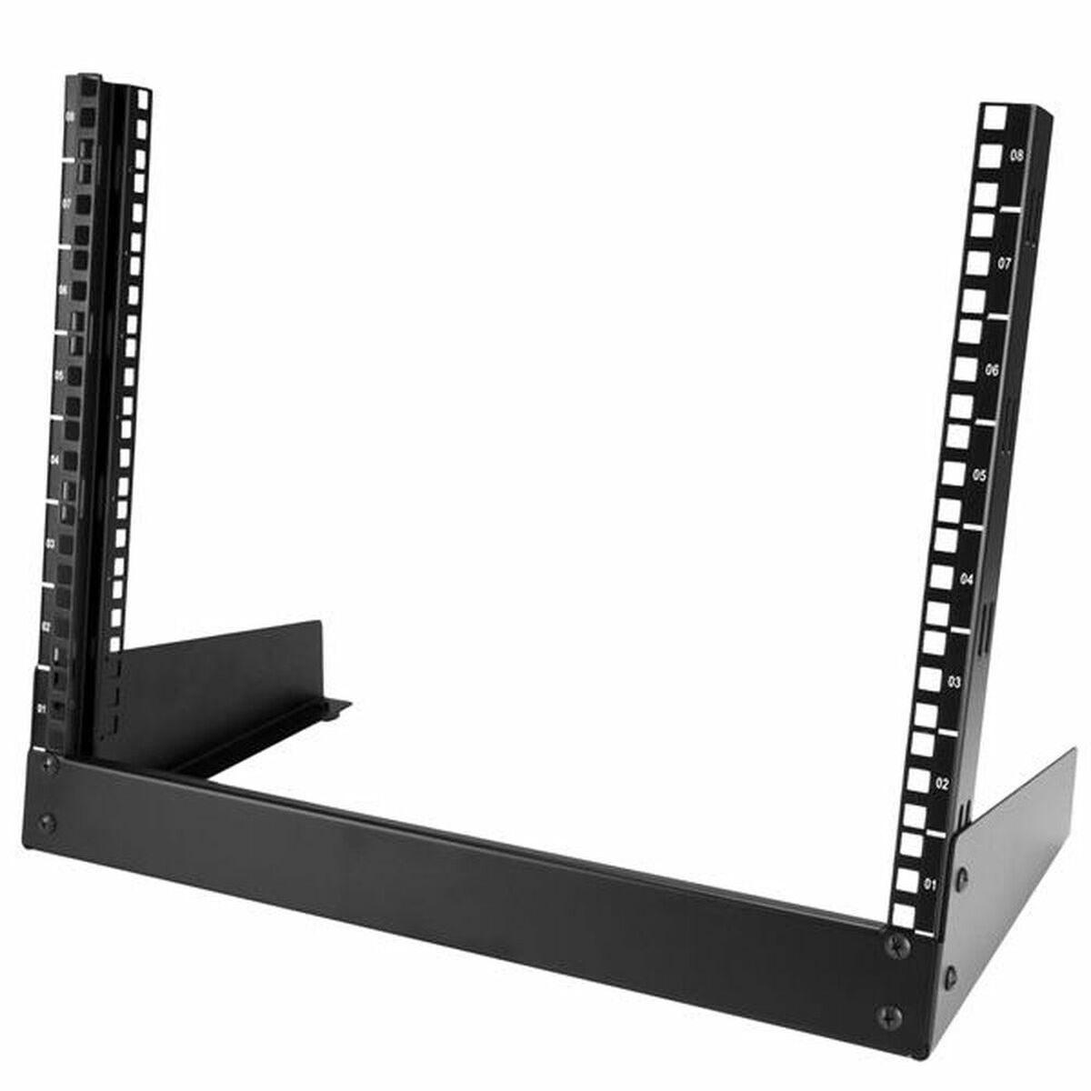 19" rackstativ StarTech RK8OD - åbent desktop rack, 8U, sort billede