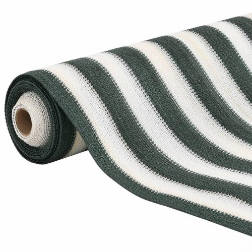 Afskærmning 1,8 × 50 m - HDPE privatlivsnet 75 g/m², grøn/hvid