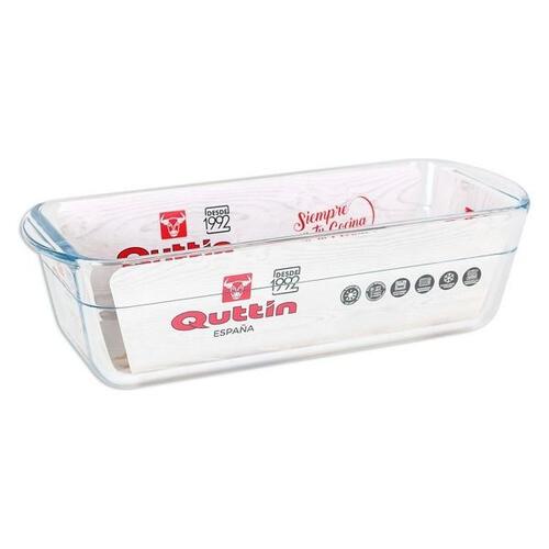 Rektangulær Form Quttin 1,7 L Krystal (28,2 x 11,6 x 7,7 cm)