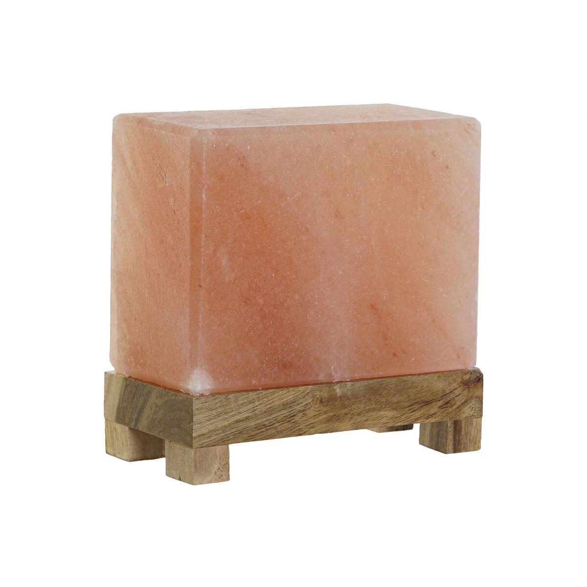 Bordlampe Brun Pink Salt Akacie 15 W 220 V 17 X 7 X 16 Cm