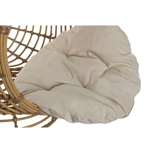 Hundeseng Home ESPRIT Hvid Natur syntetisk Rattan 60 x 58 x 58 cm