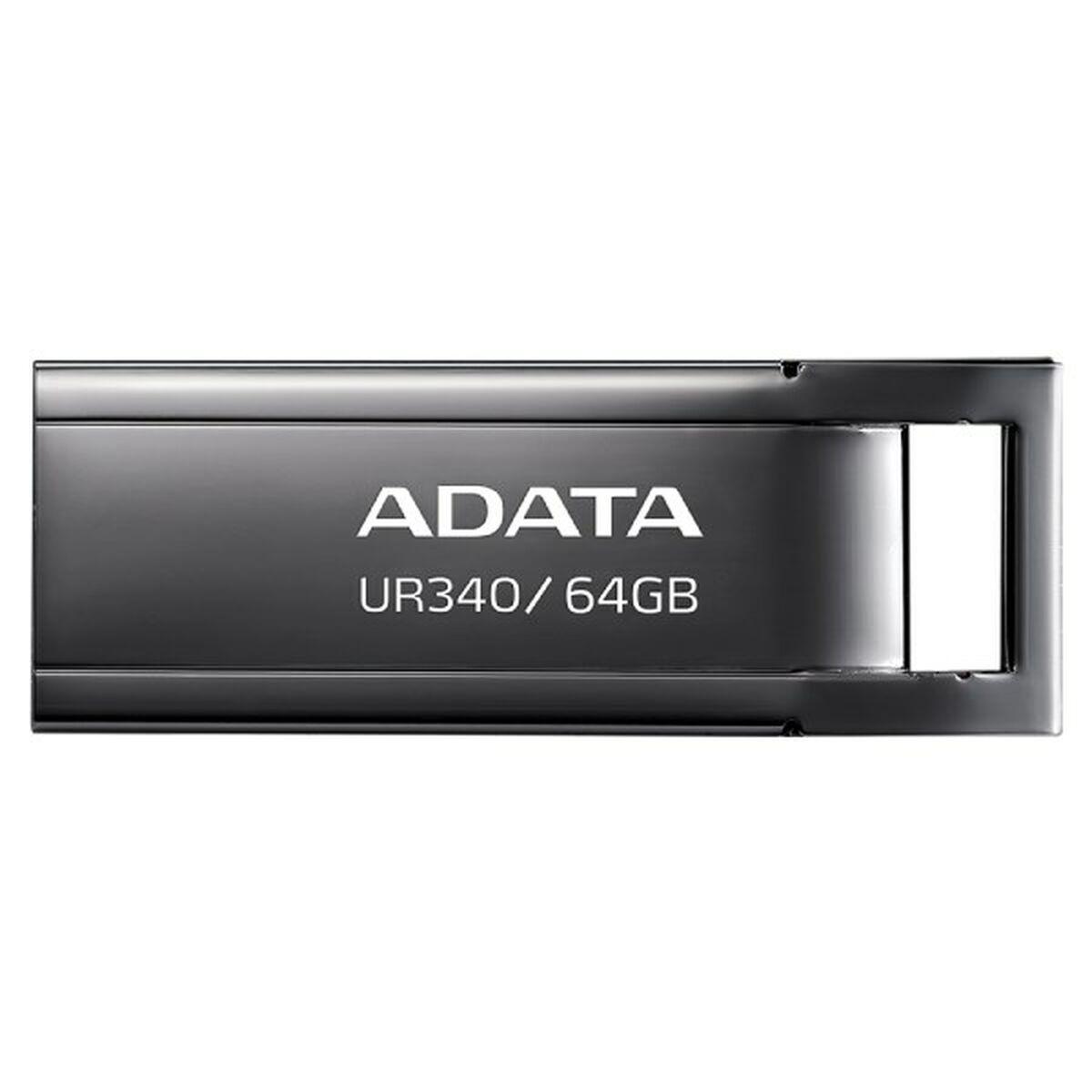 USB-stik Adata UR340 Sort 64 GB