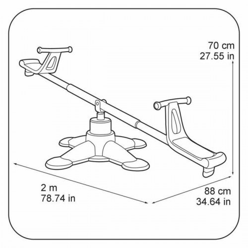 Udendørs legetøj Feber Twister vippe 2x1 (3+)