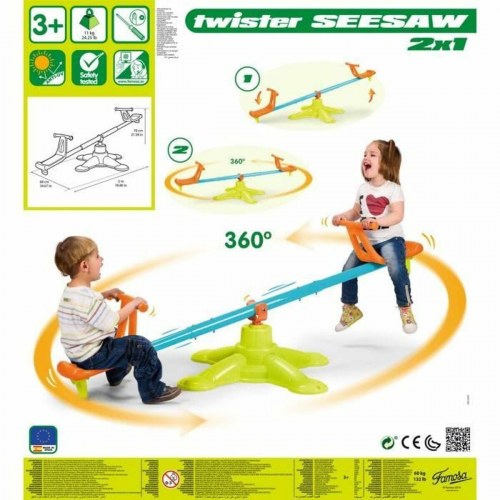 Udendørs legetøj Feber Twister vippe 2x1 (3+)