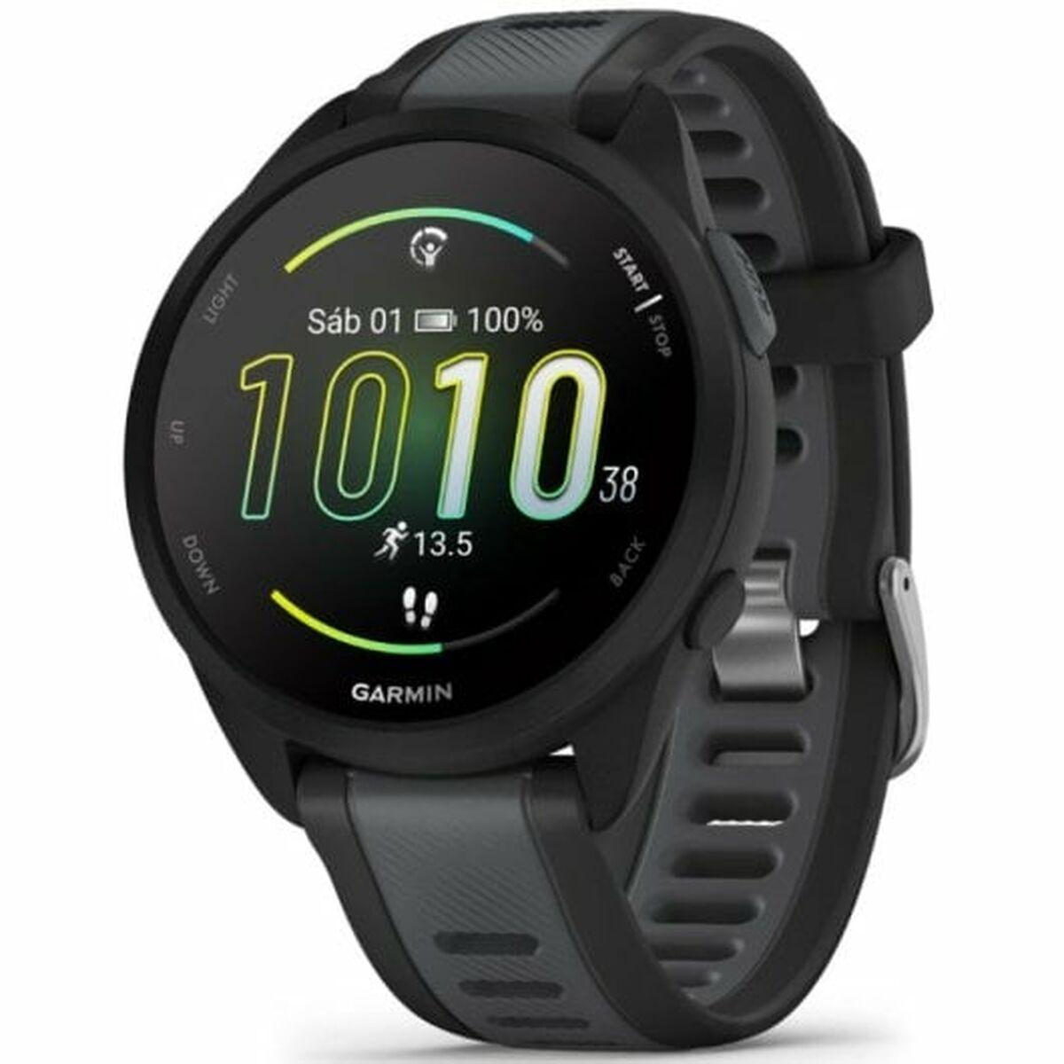 Smartwatch Garmin Forerunner 165 Sort Sølvfarvet 1 2  "
