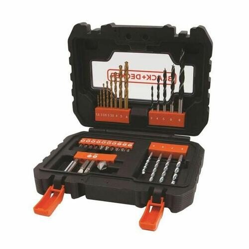Sæt med bits og spidser Black & Decker A7233-XJ 31 Dele