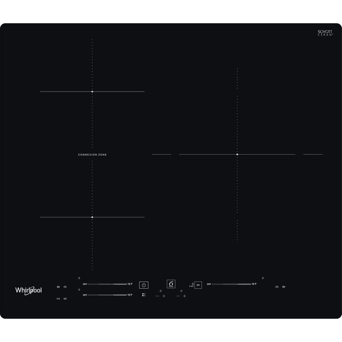 Induktionsplade Whirlpool Corporation WBS5560NE 5700 W 59 cm