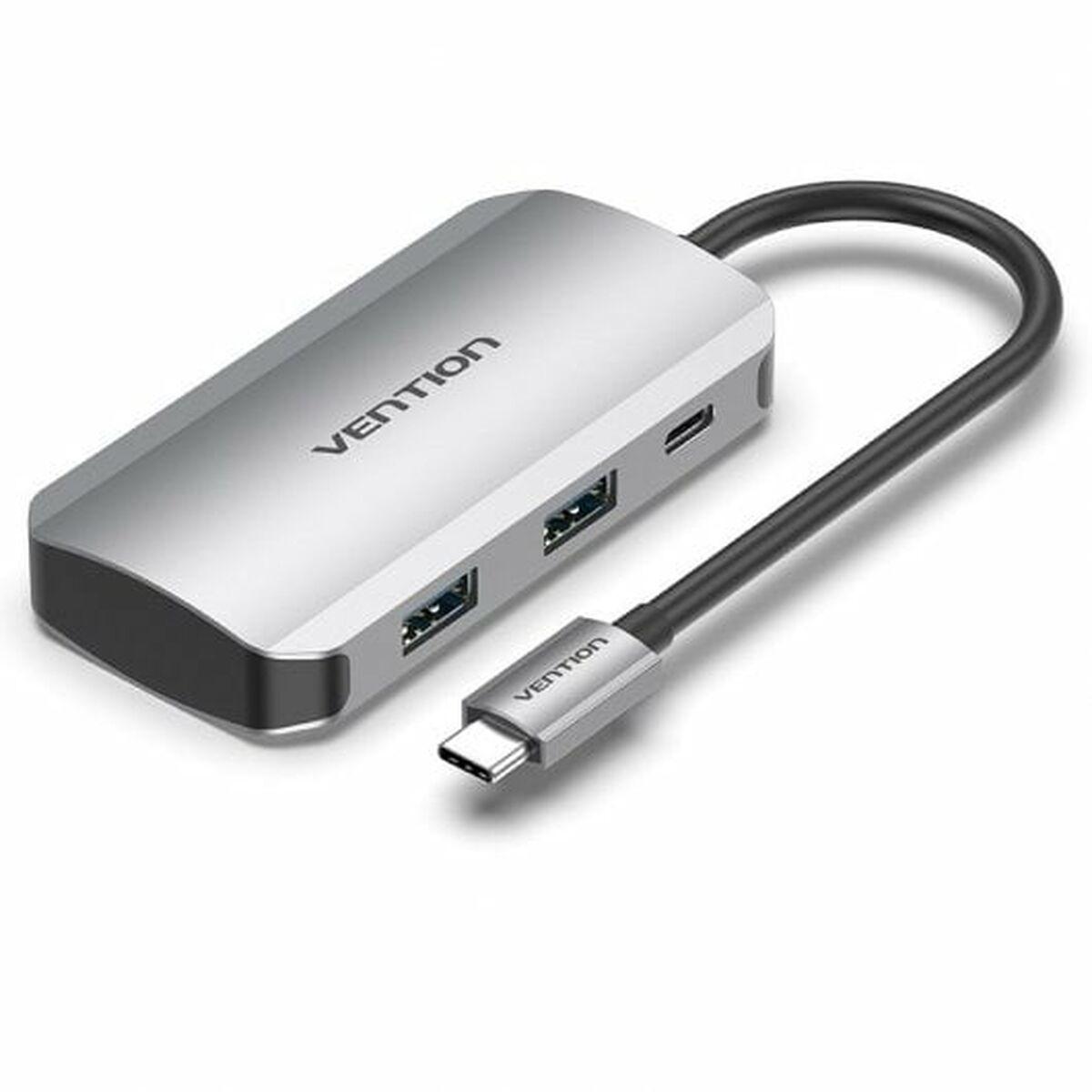 Usb Hub Vention Tnbhb Grå