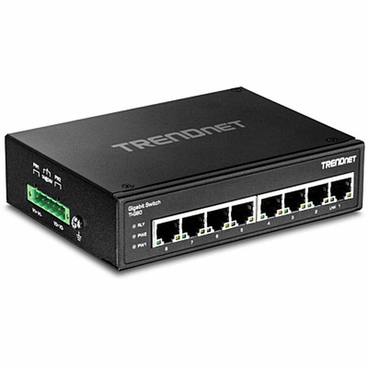 Trendnet Ti-g80 Netværksswitch Ikke Administreret L2 Gigabit Ethernet (10/100/1000) Sort
