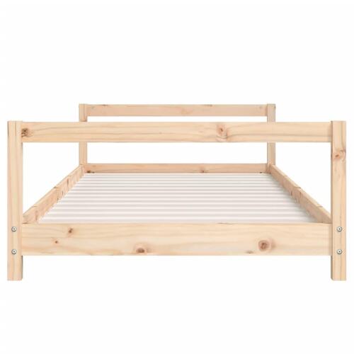 Sengeramme til juniorseng 80x160 cm massivt fyrretræ
