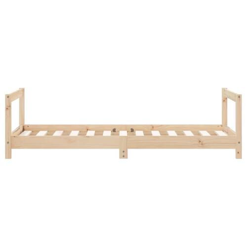 Sengeramme til juniorseng 80x160 cm massivt fyrretræ