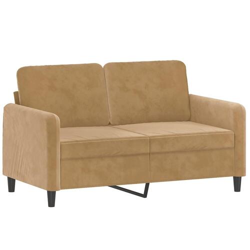 3 personers sofa velour brun