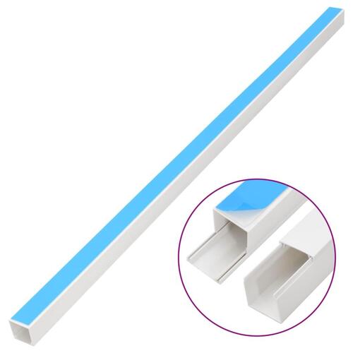 Selvklæbende kabelkanal 15x10 mm 10 m PVC