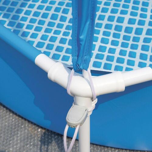 Intex fritstående pool med aftagelig markise 183 × 38 cm