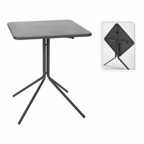 Ambiance sammenklappeligt sidebord - mørkegrå 58 × 58 × 70 cm