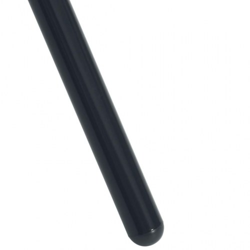 Udendørs møbelsæt 3 dele stabelbar pulverlakeret stål antracit