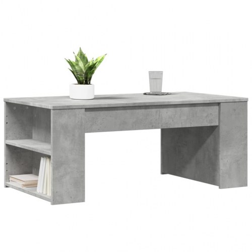 Sofabord i konstrueret træ - 102 × 55 × 42 cm, betongrå
