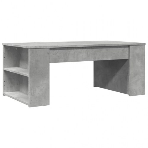 Sofabord i konstrueret træ - 102 × 55 × 42 cm, betongrå