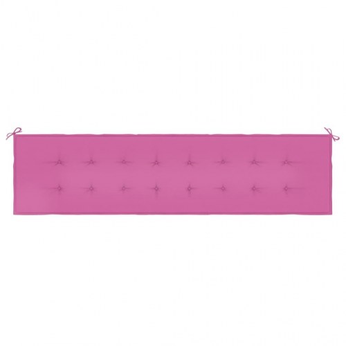 Hynde til havebænk 200 × 50 × 4 cm - oxfordstof, pink