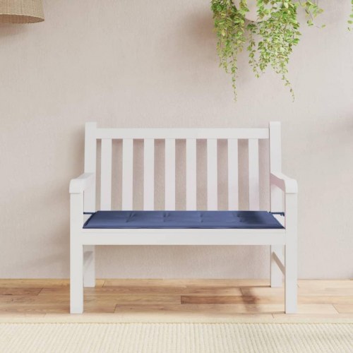 Hynde til havebænk 120×50×4 cm i oxfordstof - marineblå