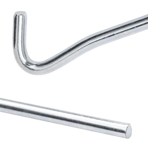 Teltpløkker 50 stk. 23 cm Ø7 mm galvaniseret stål