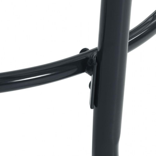 Udendørs møbelsæt 3 dele pulverlakeret stål antracit