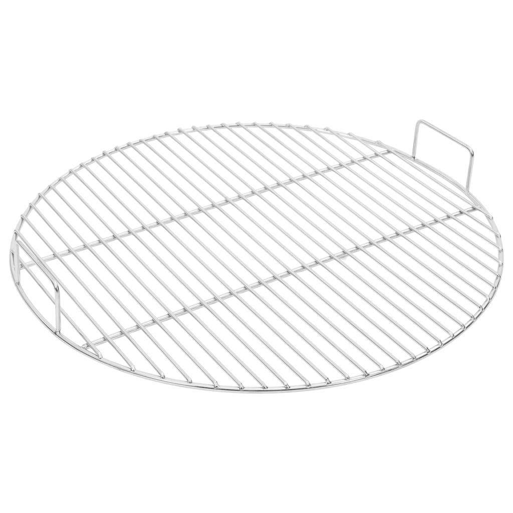 Grillrist Ø54 cm med håndtag rund 304 rustfrit stål