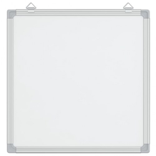 Magnetisk whiteboard 40x40x1,7 cm aluminium