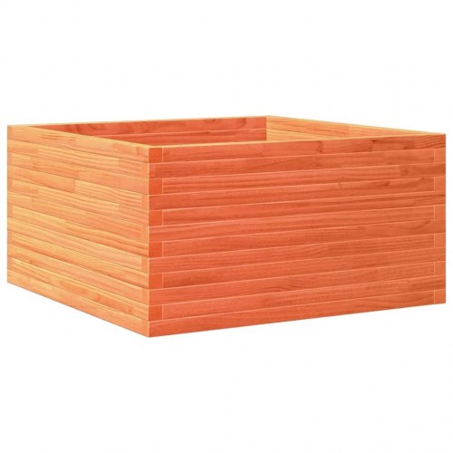 Plantekasse 90 x 90 x 46 cm i massivt fyrretræ - gyldenbrun