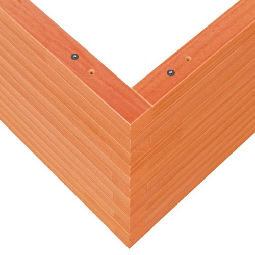 Plantekasse 90 x 90 x 46 cm i massivt fyrretræ - gyldenbrun