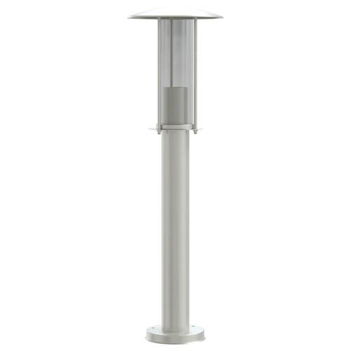 Udendørs standerlamper 3 stk. 60 cm rustfrit stål sølvfarvet