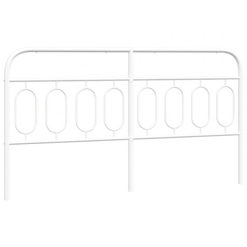 Udskiftningsgavl i metal 193 cm - hvid