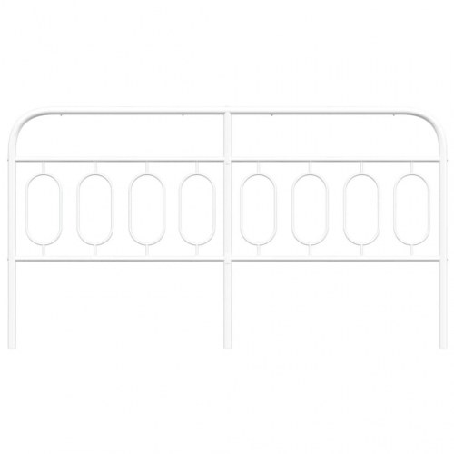 Udskiftningsgavl i metal 193 cm - hvid