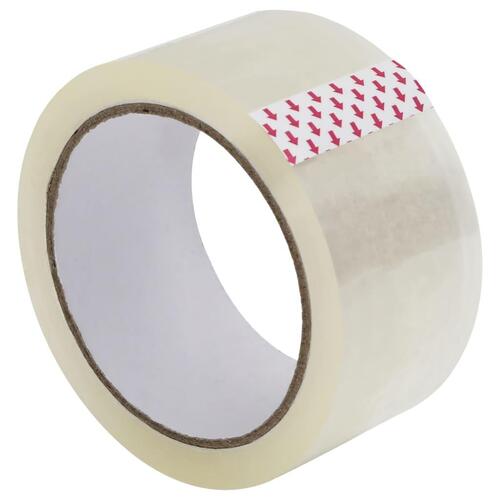 Pakketape 12 stk. 48 mm x 66 m transparent