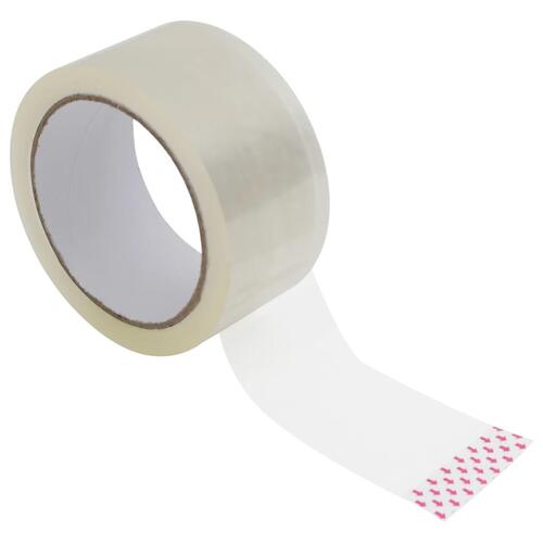 Pakketape 12 stk. 48 mm x 66 m transparent