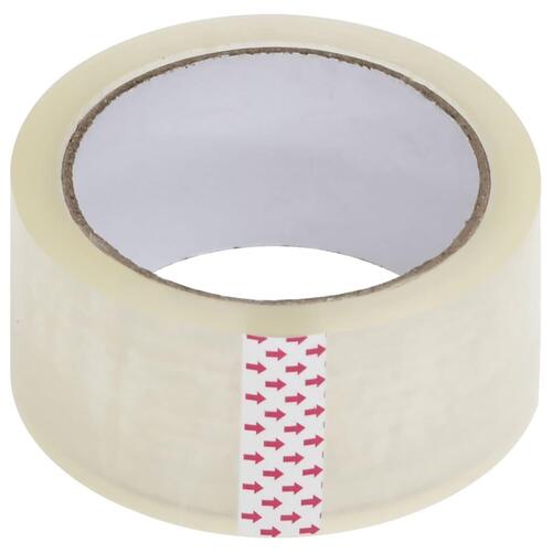 Pakketape 12 stk. 48 mm x 66 m transparent
