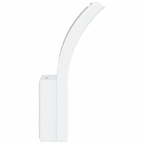 Udendørs LED-væglamper 2 stk. trykstøbt aluminium hvid