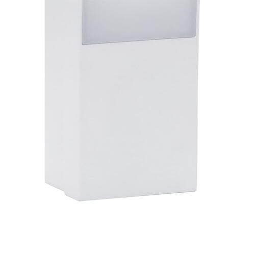 Udendørs LED-væglamper 2 stk. trykstøbt aluminium hvid