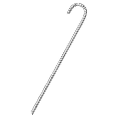 Teltpløkker 12 stk. 41,5 cm Ø12 mm galvaniseret stål