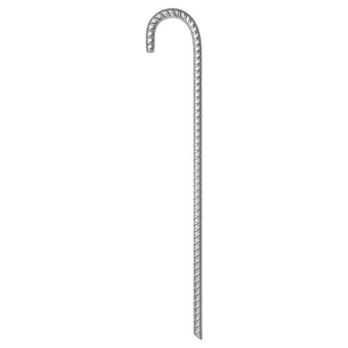 Teltpløkker 12 stk. 41,5 cm Ø12 mm galvaniseret stål