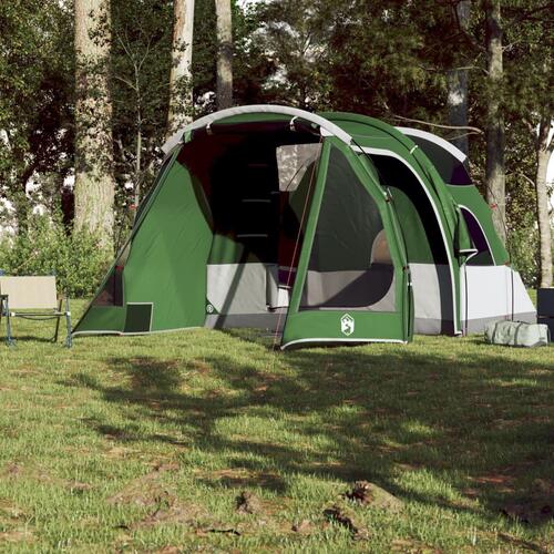 4-personers campingtelt vandafvisende grøn