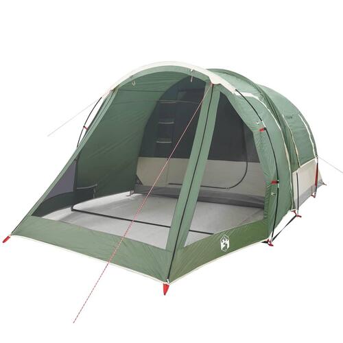 4-personers campingtelt vandafvisende grøn